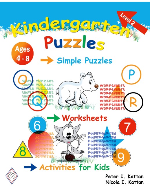 Kindergarten Puzzles - Level 2: Simple Puzzles, Worksheets, and Activities  for Kids