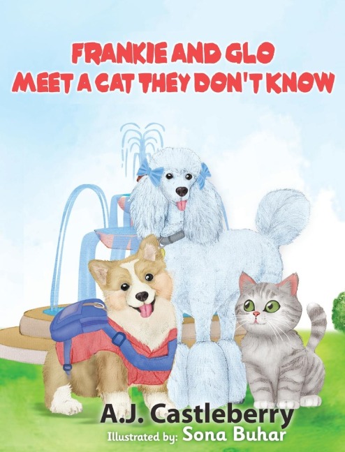 Frankie and Glo Meet a Cat They Dont Know