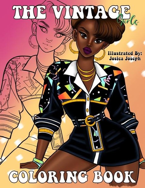 The Vintage Girls Coloring Book