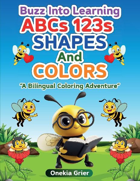 Buzz Into Learning: Bilingual coloring activity book