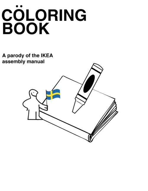 Cöloring Book: The Unofficial Ikea Instructions Coloring Book