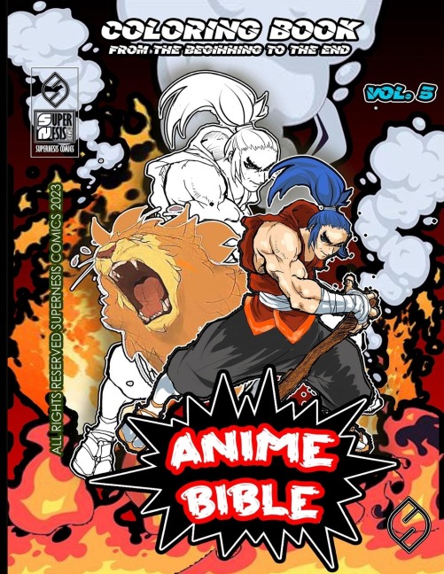 Anime Bible From The Beginning To The End Vol. 5: Coloring book