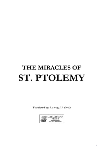 The Miracles of St. Ptolemy