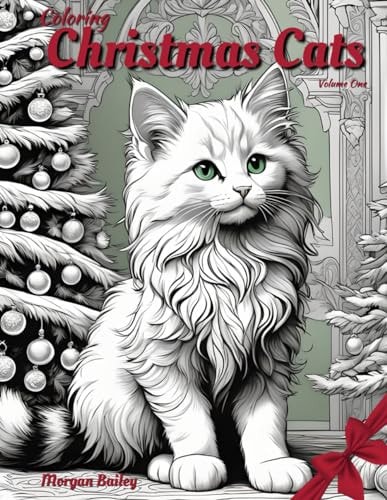 Coloring Christmas Cats Volume One