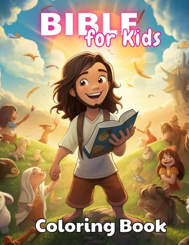 Bible Coloring Book for Kids 100+ Unique and Beautiful Designs