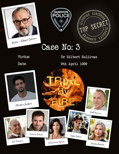Case 3 Trial by Fire: The Blue Coconut - Cold Case Mystery Crime Police File Game