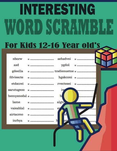 Interesting Word Scramble For Kids 12-16 Year Old's Mind Sharpening Word Game For Kids