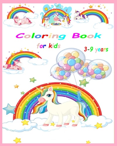 Unicorn Coloring Book for Kids 3-9 Years