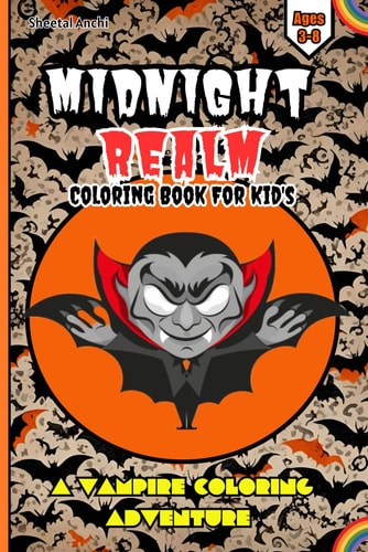 Midnight Realm A Vampire Coloring Adventure: For Kid's Ages 3-8