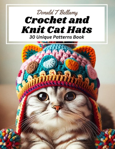 Crochet and Knit Cat Hats 30 Unique Patterns Book