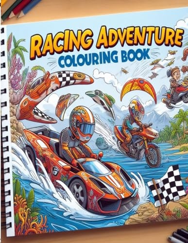 Racing Adventure Coloring Book Exciting Journey