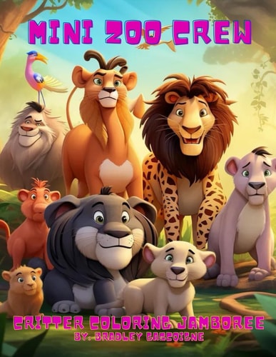 Mini Zoo Crew Critter Coloring Jamboree