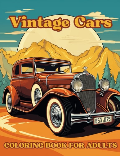 Vintage Cars Coloring Book For Adults Ignite Your Inner Gearhead With Classic Auto Elegance