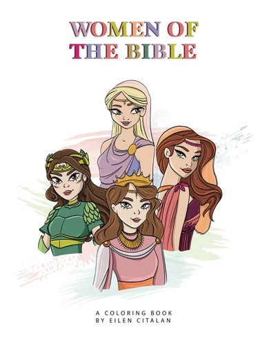 Bible Women Coloring Book For Kids
