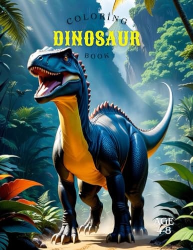 Dinosaur Coloring Book For Kids Amazing Dinosaur Coloring Book - Ages 4-8