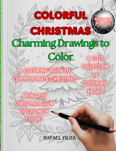 Colorful Christmas Charming Drawings to Color