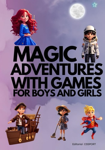 Magical Adventures With Games for Boys and Girls: Children's Book for Children from 5 to 8 Years Old Full of Magic, Values and Learning