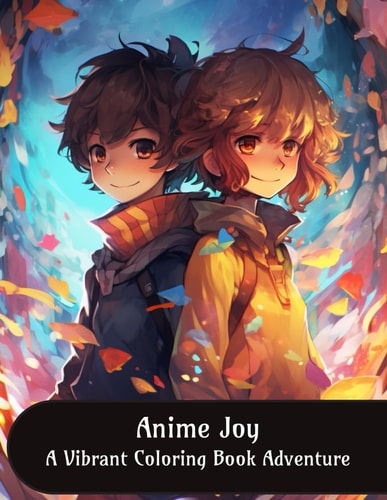 Anime Joy A Vibrant Coloring Book Adventure
