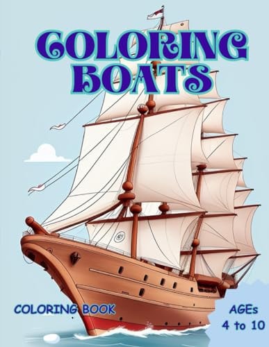 Coloring Boats Coloring Book