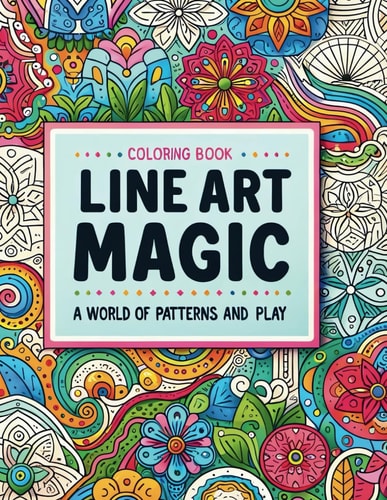 Line Art Magic A World of Patterns and Play