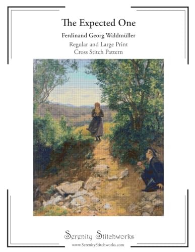 The Expected One Cross Stitch Pattern - Ferdinand Georg Waldmüller Regular and Large Print Cross Stitch Chart