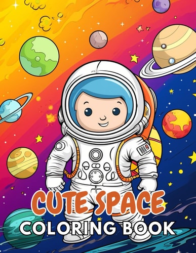 Cute Space Coloring Book for Kids 100+ Unique and Beautiful Designs