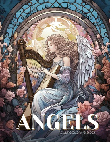 Angels Serenity Coloring Book for Adults