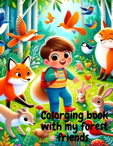 Coloring Book with My Forest Friends