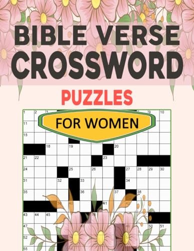 Crossword Puzzles Bible Verse For Women Christian & Religious Biblical Trivia Crossword Puzzles