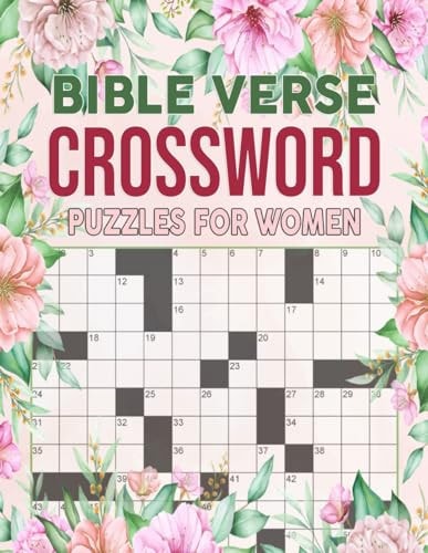 Bible Verses Crossword Puzzles For Women Featuring Bible Verses and Christian Hymns Crosswords To Keep Your Mind Relaxed