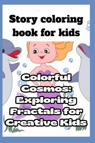 Colorful Cosmos Story Coloring Book, Exploring Fractals for Creative Kids