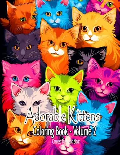 Adorable Kittens Coloring Book Volume 2
