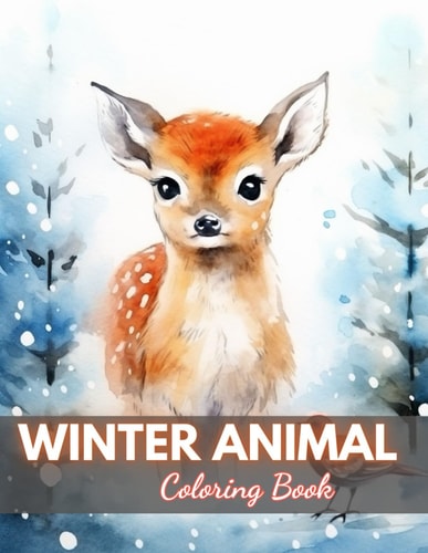 Winter Animal Coloring Book for Adults High-Quality and Unique Coloring Pages