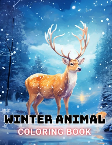 Winter Animal Coloring Book for Adults High Quality and Unique Coloring Pages