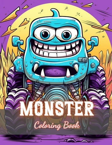 Monster Coloring Book for Adults 100+ Unique and Beautiful Designs for All Fans