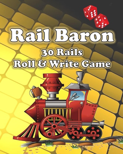 Rail Baron 30 Rails Roll & Write Game