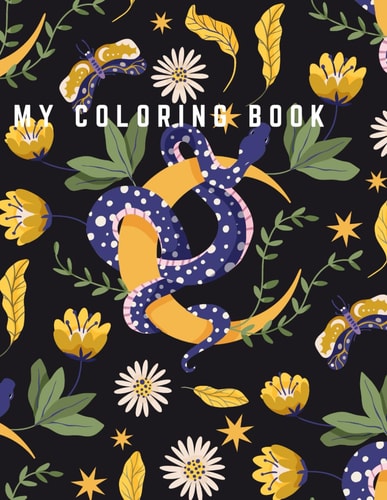 My Coloring Book Wild Animals Animal Mindful, Halloween, And Australian Animals Coloring Books For Kids And Adults.