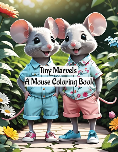 Tiny Marvels A Mouse Coloring Book