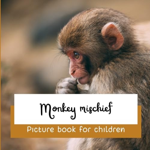 Monkey Mischief Picture Book for Children