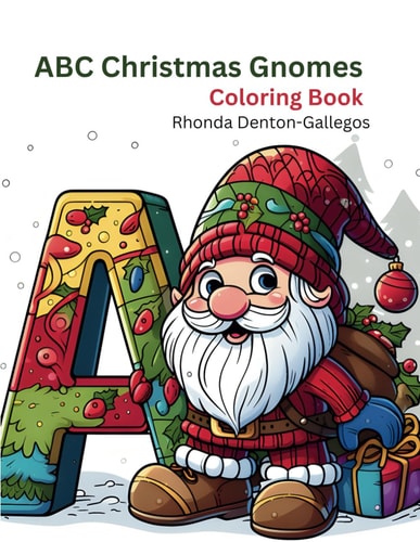ABC CHRISTMAS GNOMES Coloring Books