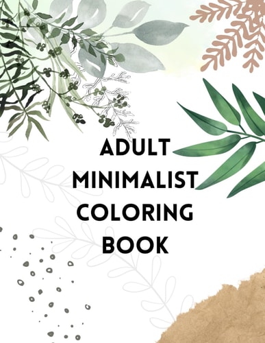 Adult Minimalist Coloring Book