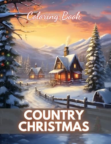 Country Christmas Coloring Book High-Quality and Unique Coloring Pages