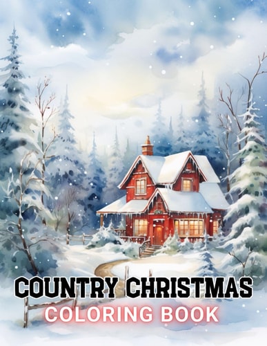 Country Christmas Coloring Book High Quality and Unique Coloring Pages