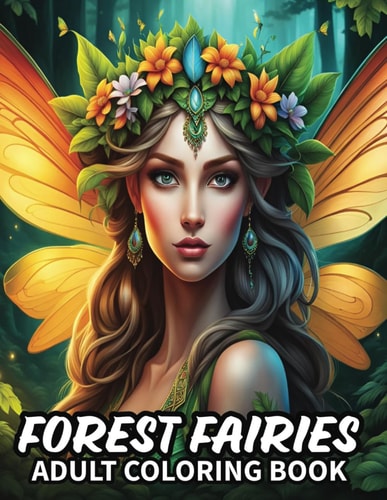 Forest Fairies Coloring Book For Adults 62 Beautiful Fairies Coloring Pages for Relaxation and Mindfulness- a Magical Passage to the Heart of the Mystical Forest!