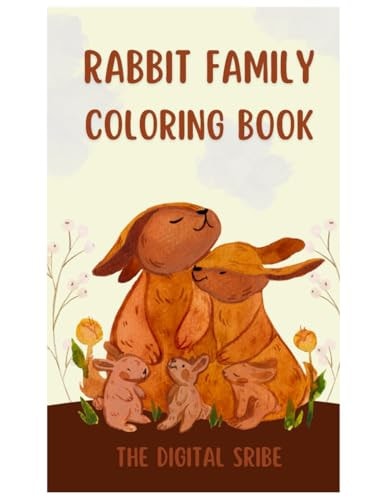 Rabbit Family Coloring Book Perfect Coloring Activity Book for Kids