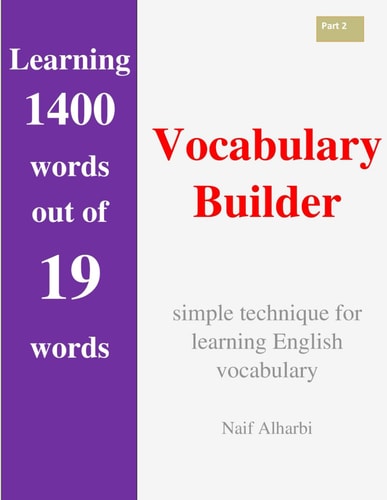 Vocabulary Builder Learning 1400 Words Out of 19 Words