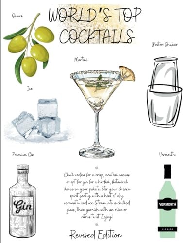 World's Top Cocktails Crafting Cocktails and Mocktails: A Revised Guide with Essential Bar Tools Insights
