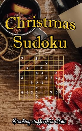 Christmas Sudoku for Adults Stocking Stuffers with 101 Hard Sudoku Puzzles with Solutions