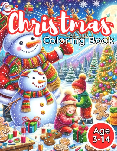 Christmas Coloring Book Whimsical Winter Wonderland Coloring Book for Kids