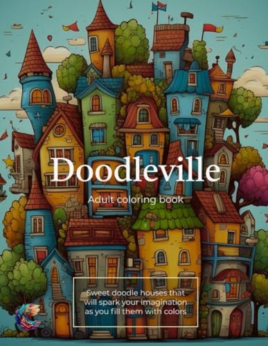 DOODLEVILLE Adult Coloring Book